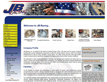 Tablet Screenshot of jbracing.com